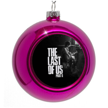 Last of us, part II, Purple Christmas tree ornament bauble 8cm
