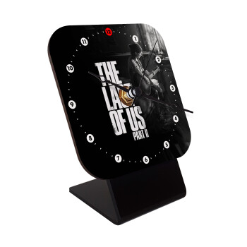 Last of us, part II, Quartz Wooden table clock with hands (10cm)