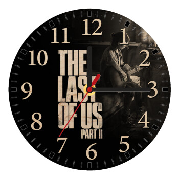 Last of us, part II, Ρολόι τοίχου ξύλινο plywood (20cm)