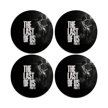 Last of us, part II, SET of 4 round wooden coasters (9cm)