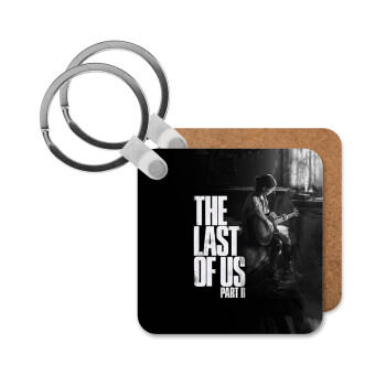 Last of us, part II, Μπρελόκ Ξύλινο τετράγωνο MDF