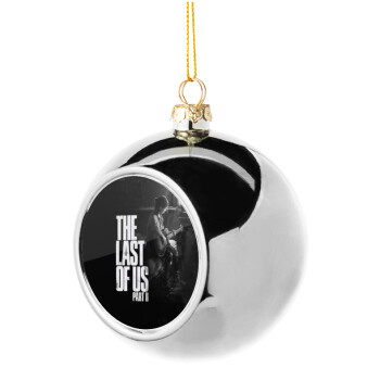 Last of us, part II, Silver 8cm Christmas tree ball ornament