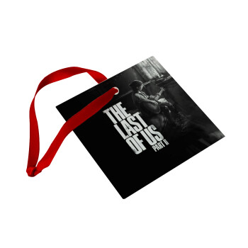 Last of us, part II, Christmas ornament, glass square ornament 9x9cm