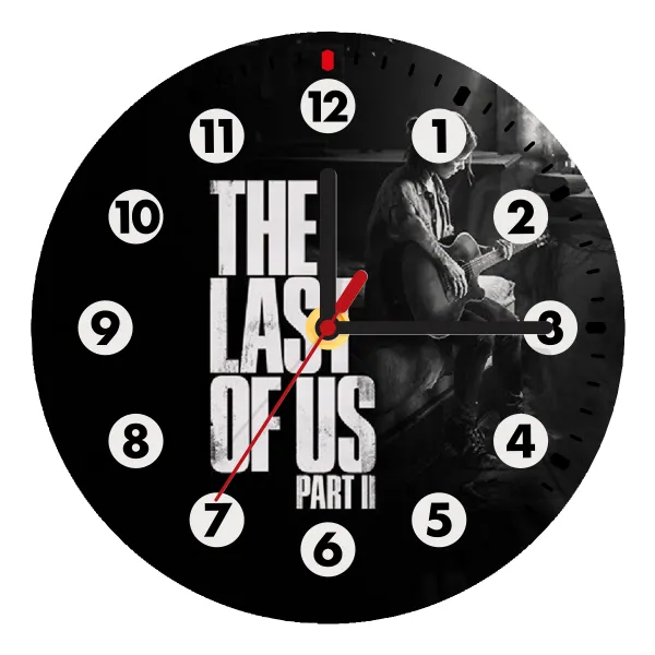 Last of us — Ρολόι τοίχου ξύλινο (20cm)