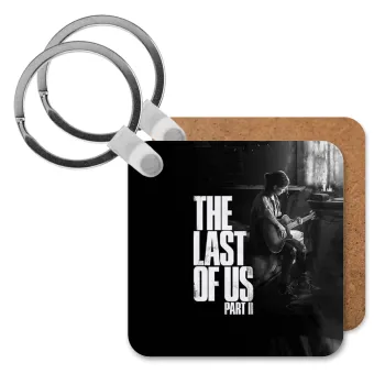 Last of us, part II, Μπρελόκ Ξύλινο τετράγωνο MDF