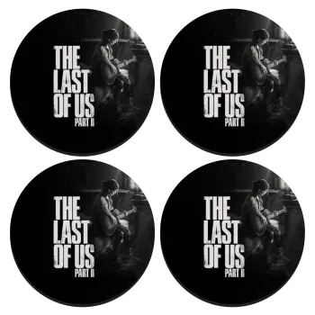 Last of us, part II, SET of 4 round wooden coasters (9cm)
