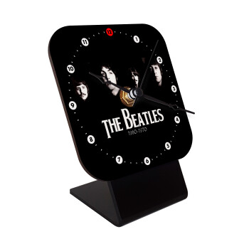 The Beatles, Επιτραπέζιο ρολόι ξύλινο με δείκτες (10cm)