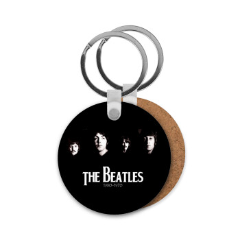 The Beatles, Μπρελόκ Ξύλινο στρογγυλό MDF Φ5cm