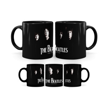The Beatles, Κούπα Μαύρη, κεραμική, 330ml