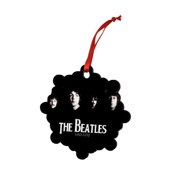 The Beatles, Χριστουγεννιάτικο στολίδι snowflake ξύλινο 7.5cm