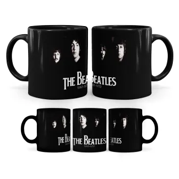 The Beatles, Κούπα Μαύρη, κεραμική, 330ml