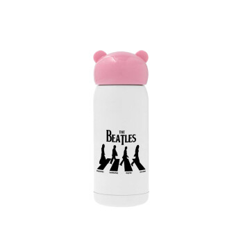 The Beatles, Abbey Road, Ροζ ανοξείδωτο παγούρι θερμό (Stainless steel), 320ml