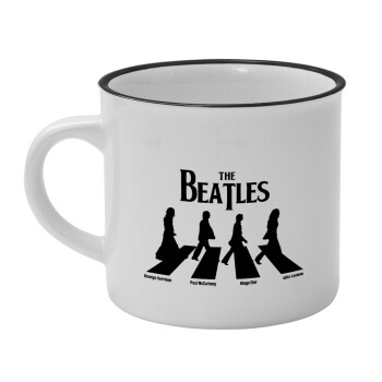 The Beatles, Abbey Road, Κούπα κεραμική vintage Λευκή/Μαύρη 230ml