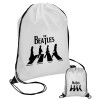 The Beatles, Abbey Road, Τσάντα πουγκί με μαύρα κορδόνια 45χ35cm (1 τεμάχιο)