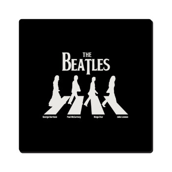 The Beatles, Abbey Road, Τετράγωνο μαγνητάκι ξύλινο 6x6cm