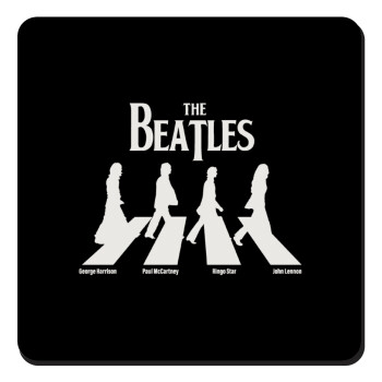 The Beatles, Abbey Road, Τετράγωνο μαγνητάκι ξύλινο 9x9cm