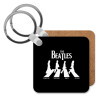 The Beatles, Abbey Road, Μπρελόκ Ξύλινο τετράγωνο MDF