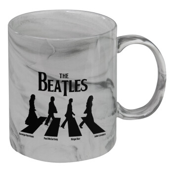 The Beatles, Abbey Road, Κούπα κεραμική, marble style (μάρμαρο), 330ml