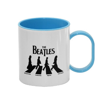 The Beatles, Abbey Road, Κούπα (πλαστική) (BPA-FREE) Polymer Μπλε για παιδιά, 330ml