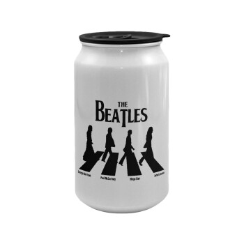 The Beatles, Abbey Road, Κούπα ταξιδιού μεταλλική με καπάκι (tin-can) 500ml