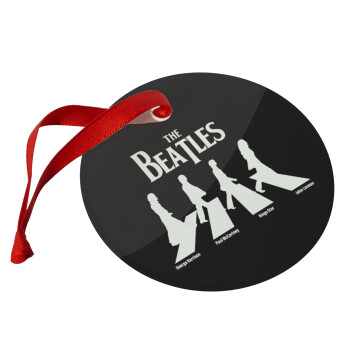 The Beatles, Abbey Road, Χριστουγεννιάτικο στολίδι γυάλινο 9cm