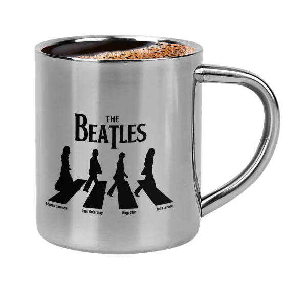 The Beatles — Double-wall metal cup for espresso (220ml)