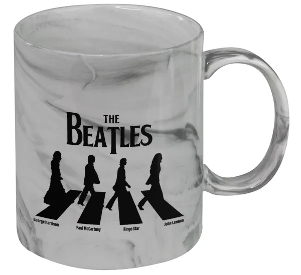 The Beatles — Κούπα κεραμική, marble style (μάρμαρο), 330ml