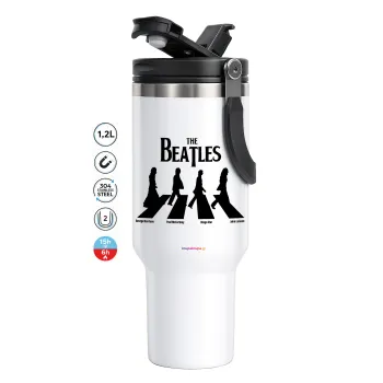The Beatles, Abbey Road, Mega Stainless steel Tumbler with lid, double wall 1,2L