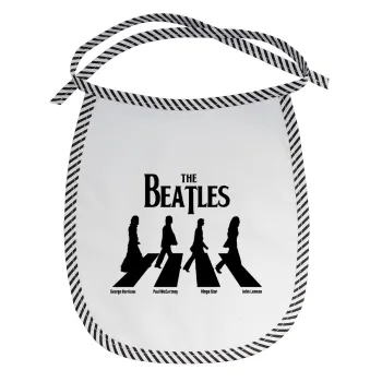 The Beatles, Abbey Road, Σαλιάρα μωρού αλέκιαστη με κορδόνι Μαύρη