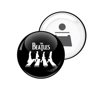 The Beatles, Abbey Road, Μαγνητάκι και ανοιχτήρι μπύρας στρογγυλό διάστασης 5,9cm
