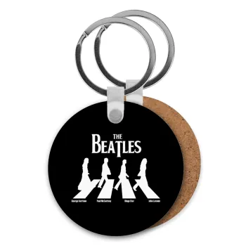 The Beatles, Abbey Road, Μπρελόκ Ξύλινο στρογγυλό MDF Φ5cm