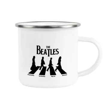 The Beatles, Abbey Road, Κούπα Μεταλλική εμαγιέ λευκη 360ml