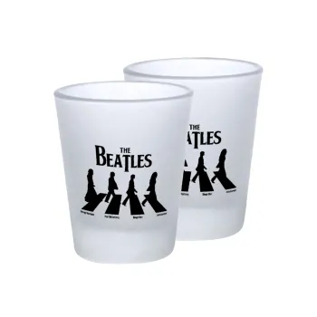 The Beatles, Abbey Road, Σφηνοπότηρα γυάλινα 45ml του πάγου (2 τεμάχια)