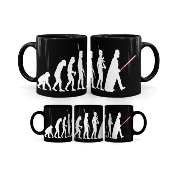 Star Wars Darwin Theory, Mug black, ceramic, 330ml
