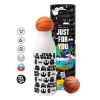 Bascetball Metal mug thermos, double wall, 550ml