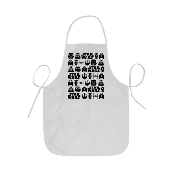 Star Wars Pattern, Ποδιά Σεφ ολόσωμη κοντή  Παιδική (44x62cm)