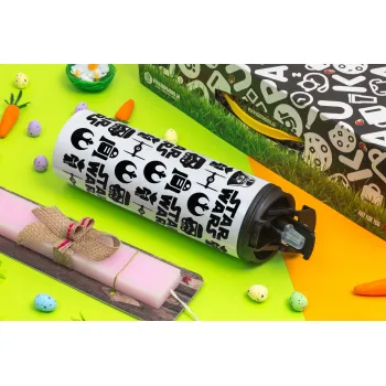 Star Wars Pattern, Easter candle,Travel Tumbler 2 Lids, with metal straw & cleaning brush & aromatic flat candle (30cm) (PINK)