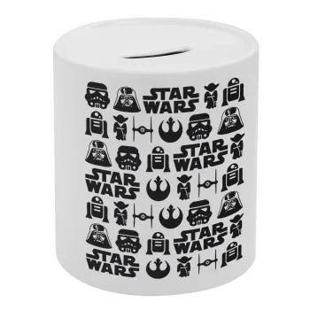 Star Wars Pattern, Κουμπαράς πορσελάνης με τάπα