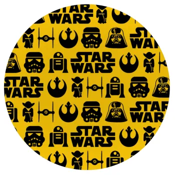 Star Wars Pattern, Mousepad Στρογγυλό 20cm