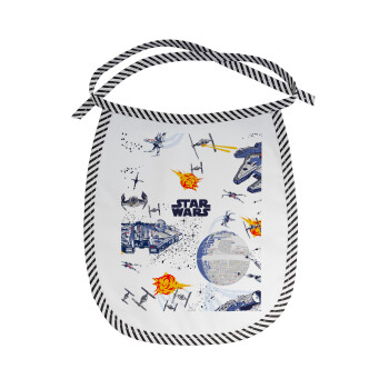 Ο πόλεμος των άστρων, Σαλιάρα μωρού αλέκιαστη με κορδόνι Μαύρη