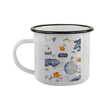 Ο πόλεμος των άστρων, Κούπα εμαγιέ με μαύρο χείλος 360ml