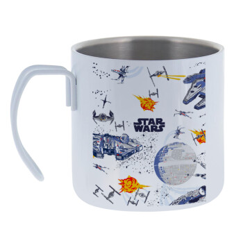 Star wars drawing, Mug Stainless steel double wall 400ml