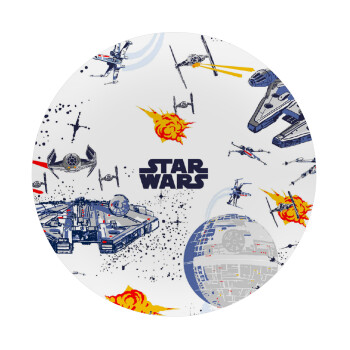 Star wars drawing, Mousepad Round 20cm