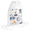 Backpack pouch GYMBAG white (28x40cm)