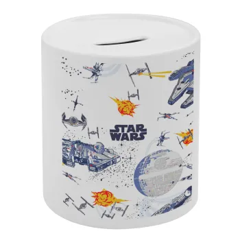 Star wars drawing, Κουμπαράς πορσελάνης με τάπα