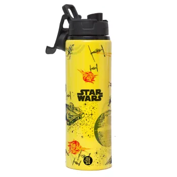 Ο πόλεμος των άστρων, Μεταλλικό παγούρι νερού με καπάκι ασφαλείας, αλουμινίου 850ml