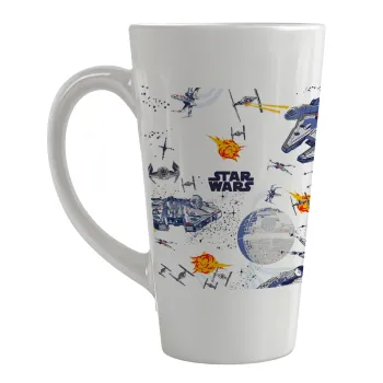 Ο πόλεμος των άστρων, Κούπα κωνική Latte Μεγάλη, κεραμική, 450ml