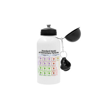 Standard model of elementary particles, Metal water bottle, White, aluminum 500ml
