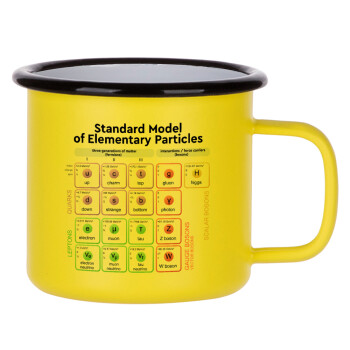 Standard model of elementary particles, Κούπα Μεταλλική εμαγιέ ΜΑΤ Κίτρινη 360ml