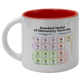 Standard model of elementary particles, Κούπα κεραμική 400ml Λευκή/Κόκκινη